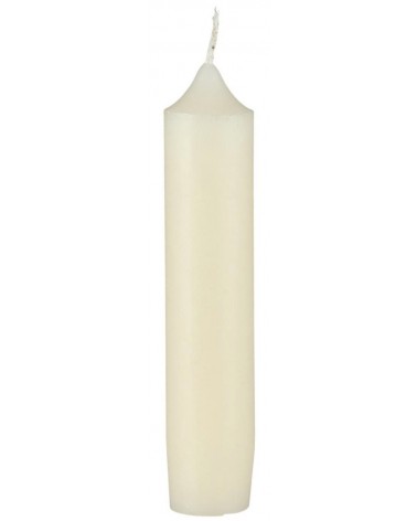 Svíčka krémová 11 cm Ø 2,2 cm 6 ks