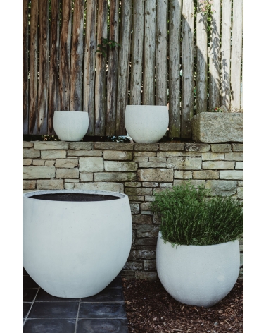 Květináč Oman Antique White 25 x 25 x 21 cm