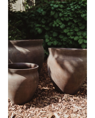 Květináč Muscat Antique Brown 38 x 38 x 39,5 cm