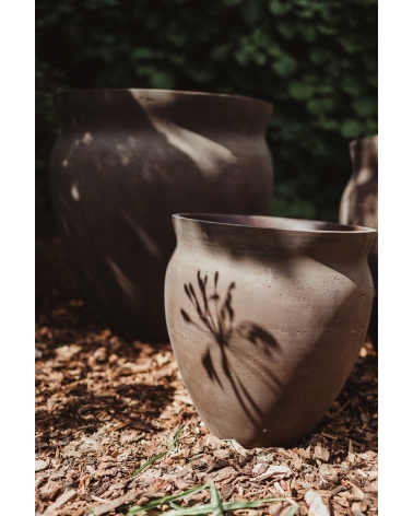 Květináč Muscat Antique Brown 38 x 38 x 39,5 cm