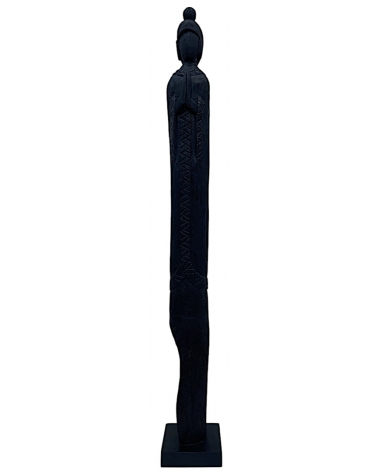 Buddha Bali mangové dřevo černá 110 cm