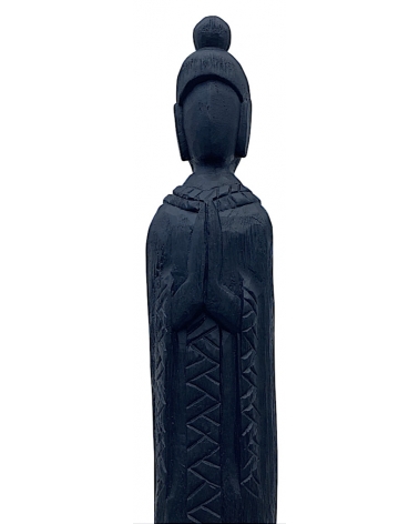 Buddha Bali mangové dřevo černá 110 cm