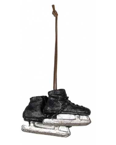 Ozdoba Brusle černé polyresin 10 x 4 x 6 cm