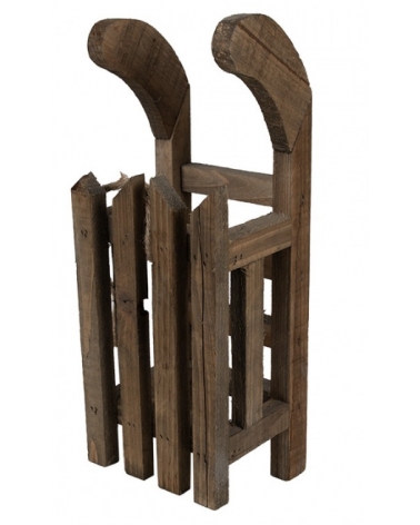 Sáňky dřevěné 30 x 11 x 10 cm