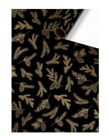 Balicí papír Mariola černý 70 x 150 cm