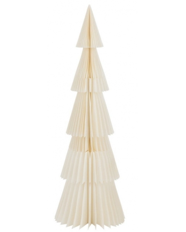 Stromeček papírový Honeycomb Ivory 90 cm