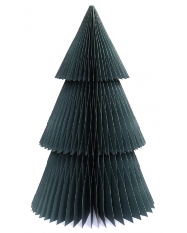 Stromeček papírový Honeycomb Šedý 45 cm