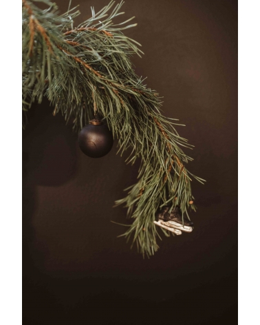 Ozdoba Brusle černé polyresin 10 x 4 x 6 cm