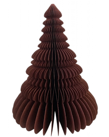 Stromeček papírový Honeycomb Bordó 25 cm