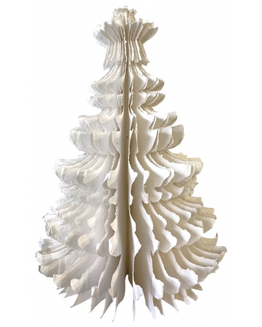 Stromeček z papírmaše bílý 76 cm