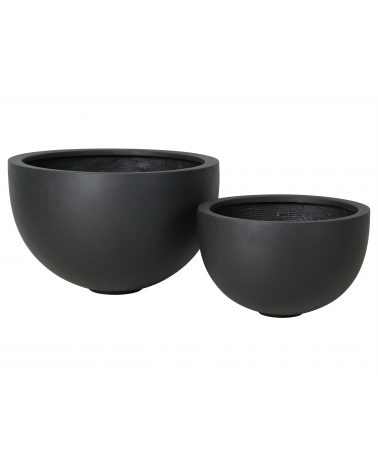 Květináč Kurri Black 45 x 28 cm