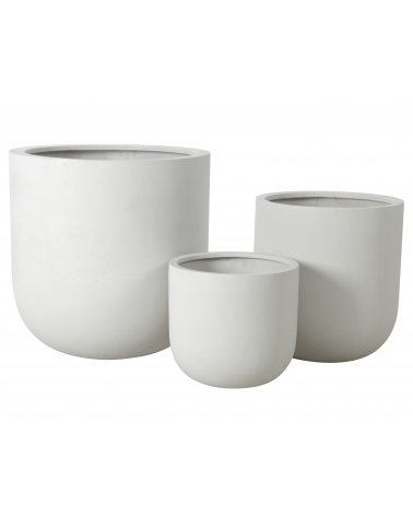 Květináč Sofia Natural White 55 x 55 x 56 cm