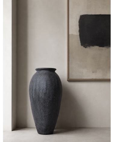 Váza keramická Dorian 95 x 43 cm černá