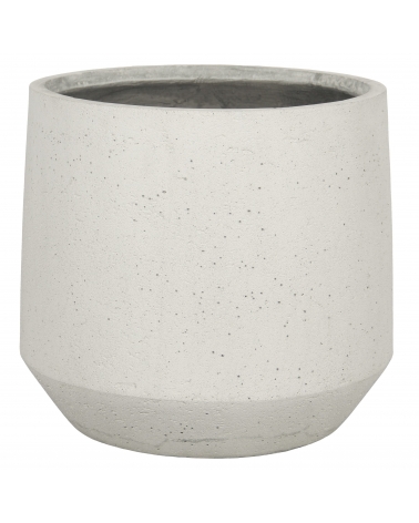 Květináč Enzo Low Antique White 31,5 x 31,5 x 28 cm