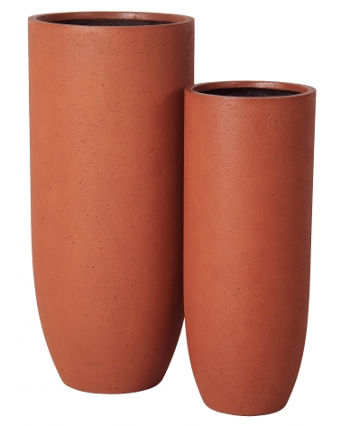 Květináč Ellah Burnt Orange 33 x 33 x 82,5 cm