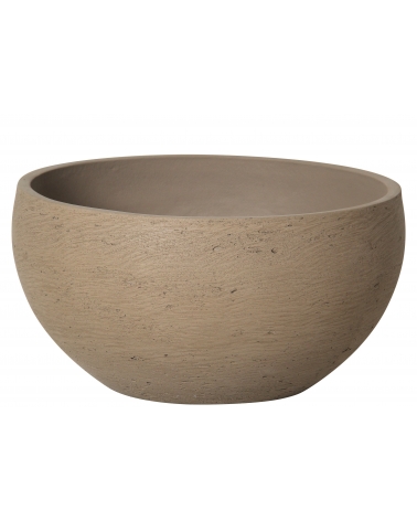 Květináč Yanne Taupe Washed 37 x 37 x 19 cm