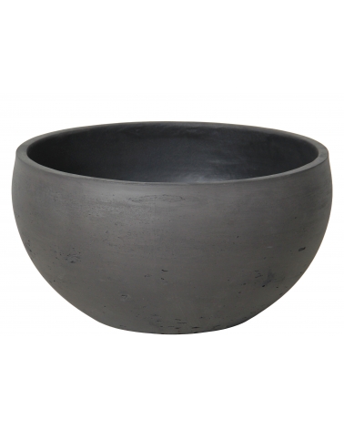 Květináč Janne Black Washed 37 x 37 x 19 cm