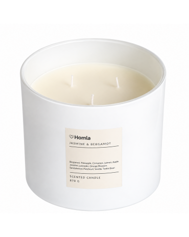 Vonná svíčka VELUMA Jasmín & Bergamot 870 g