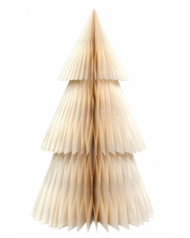 Stromeček papírový honeycomb ivory 45 cm