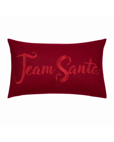 Polštářek Team Santa červený 30 x 50 cm