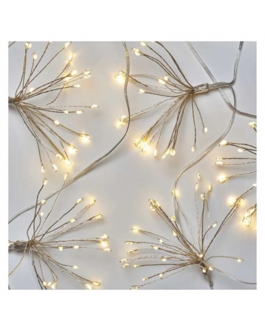 LED řetěz svítící trsy Fireworks 2,3 mm teplá bílá