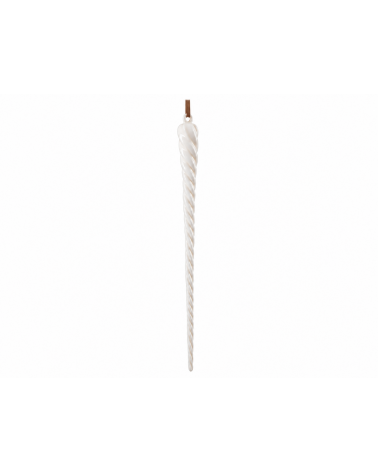 Ozdoba rampouch bílý 31,5 cm