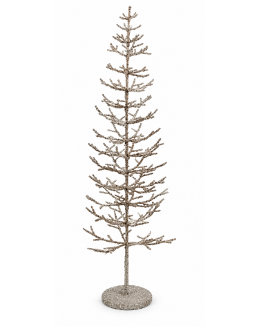 Stromek kovový stříbrný 72 cm